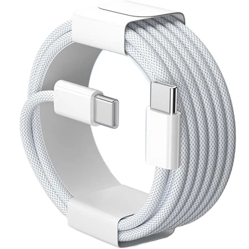 Cable USB-C a USB-C 60W — Carga Rápida Trenzado