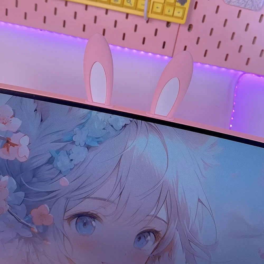 Orejas de Conejo Decorativas para Setup Gamer