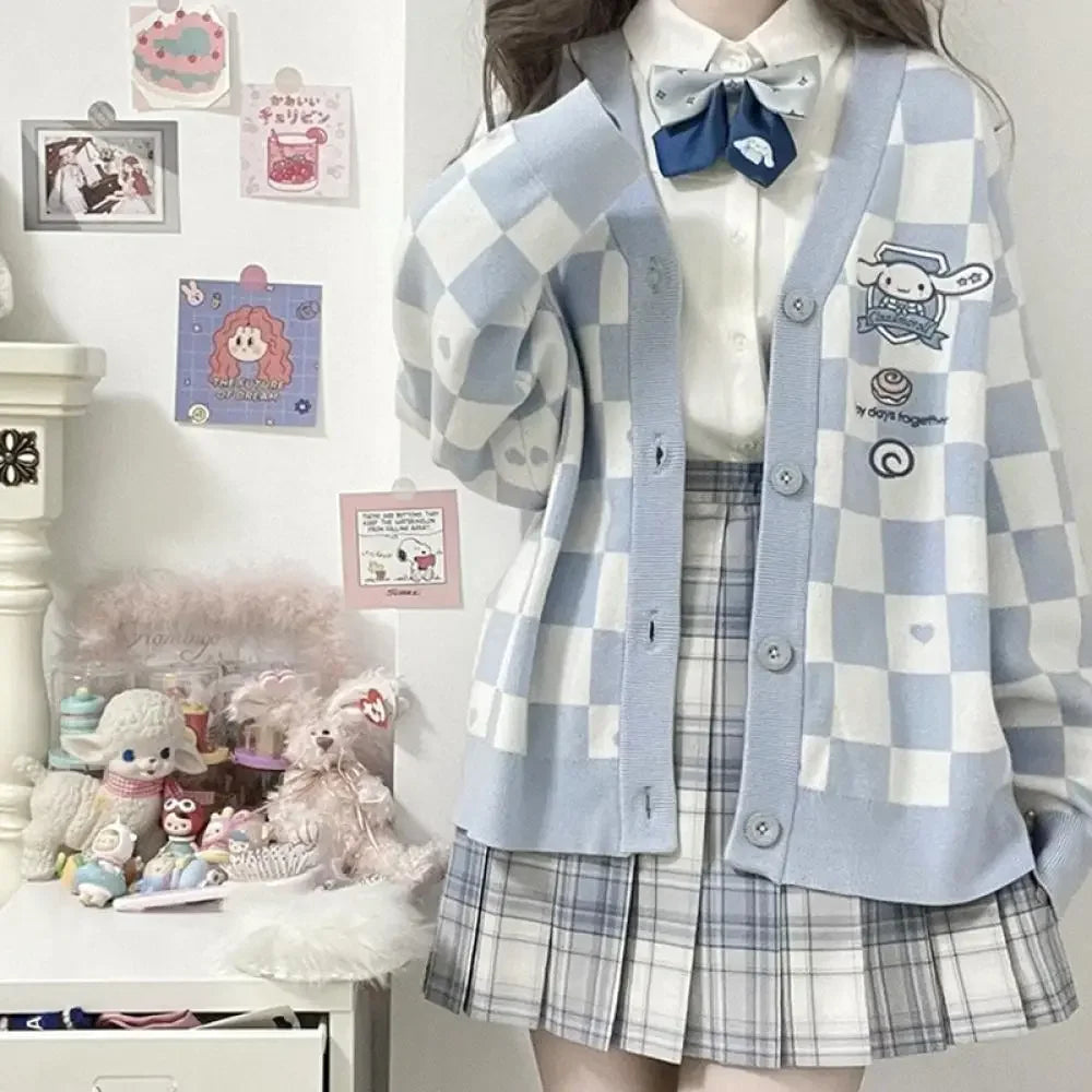Cárdigan Bordado Kawaii — Personaje Sanrio