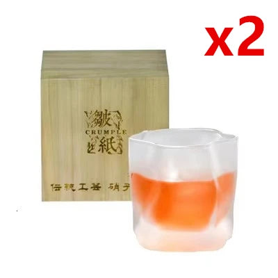 Vaso para Whisky Diseño Origami