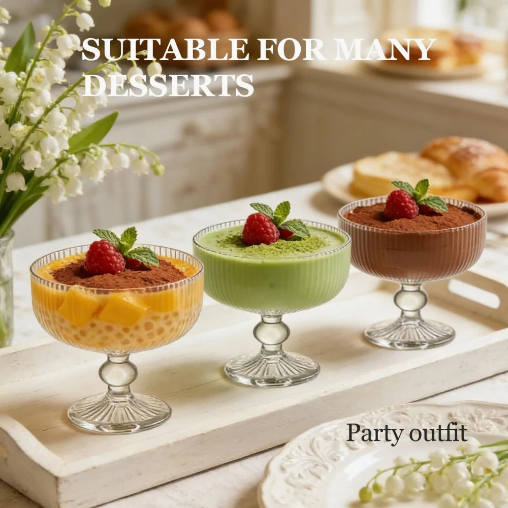 Set de 2 Copas para Postre Vintage