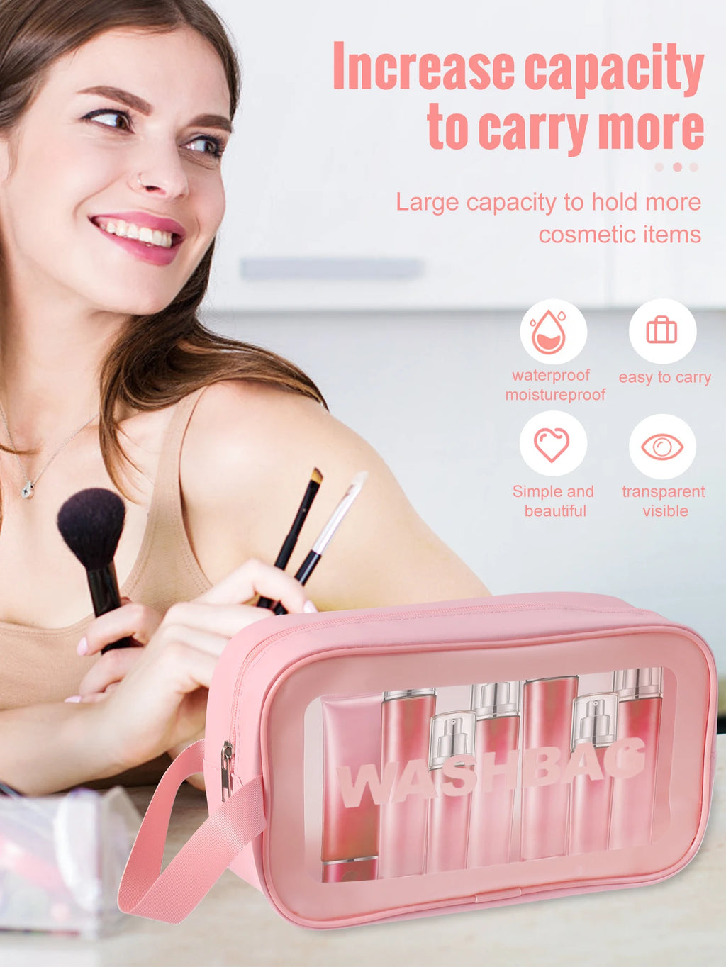 Set de 50 Piezas — Neceser y Brochas