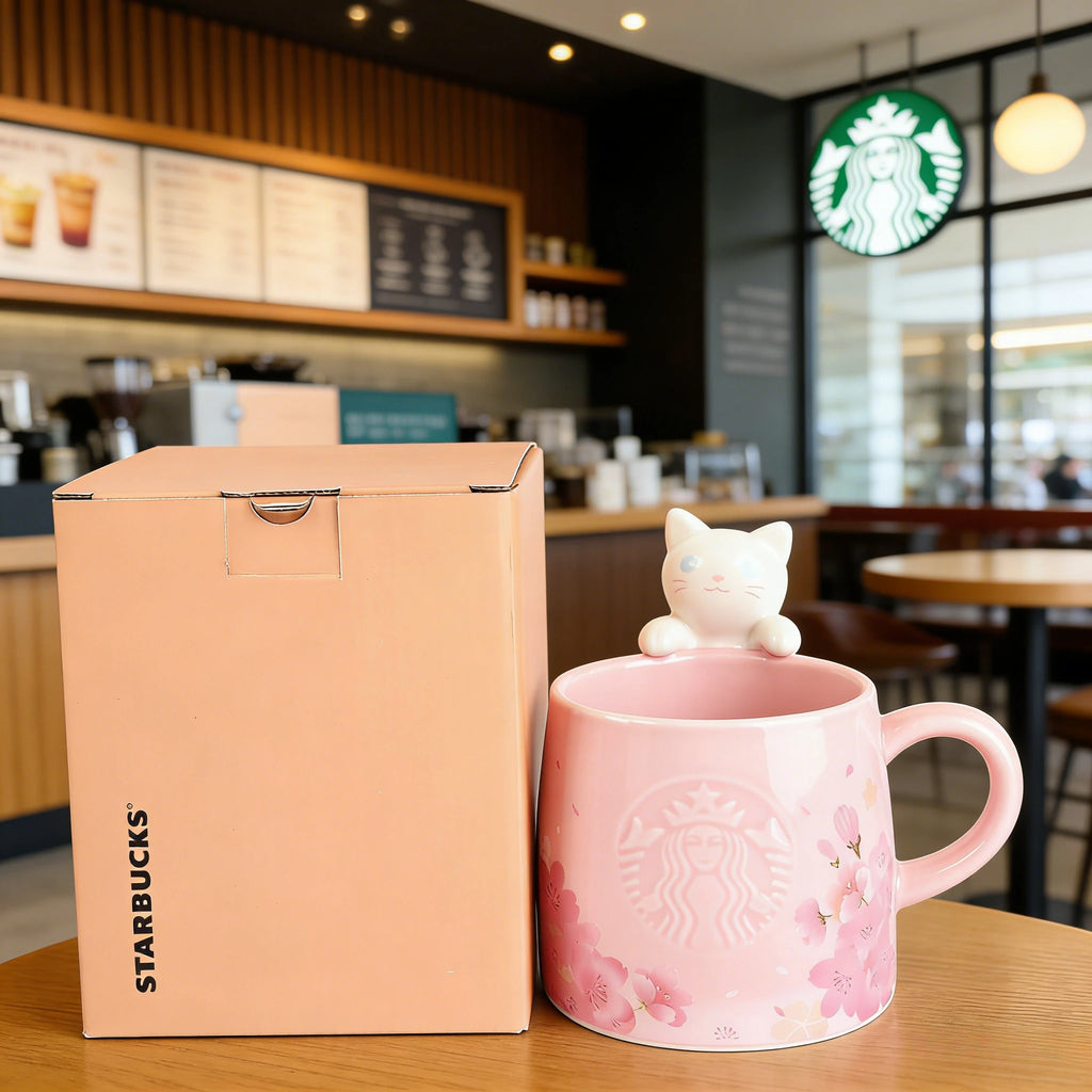 Taza Starbucks Gato Sakura