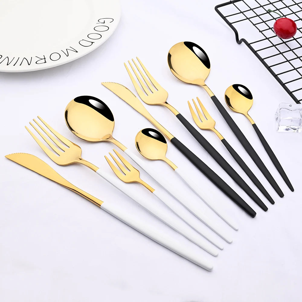 Set de Cubiertos x30 Rosa