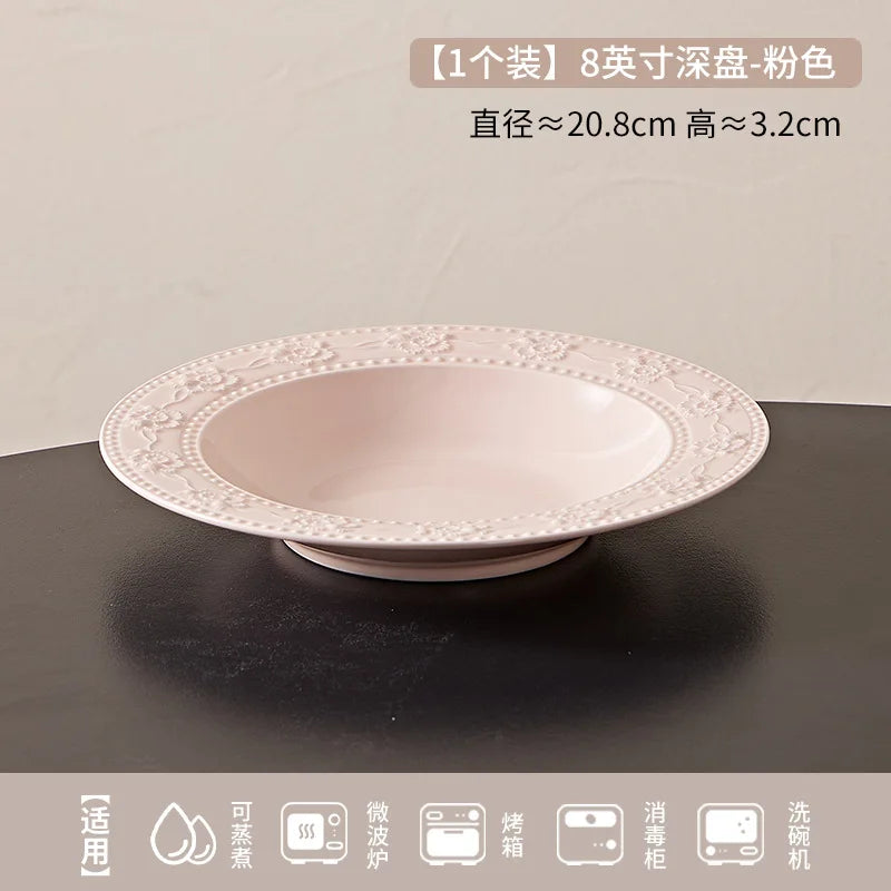 Bowl Relieve Estilo Francés