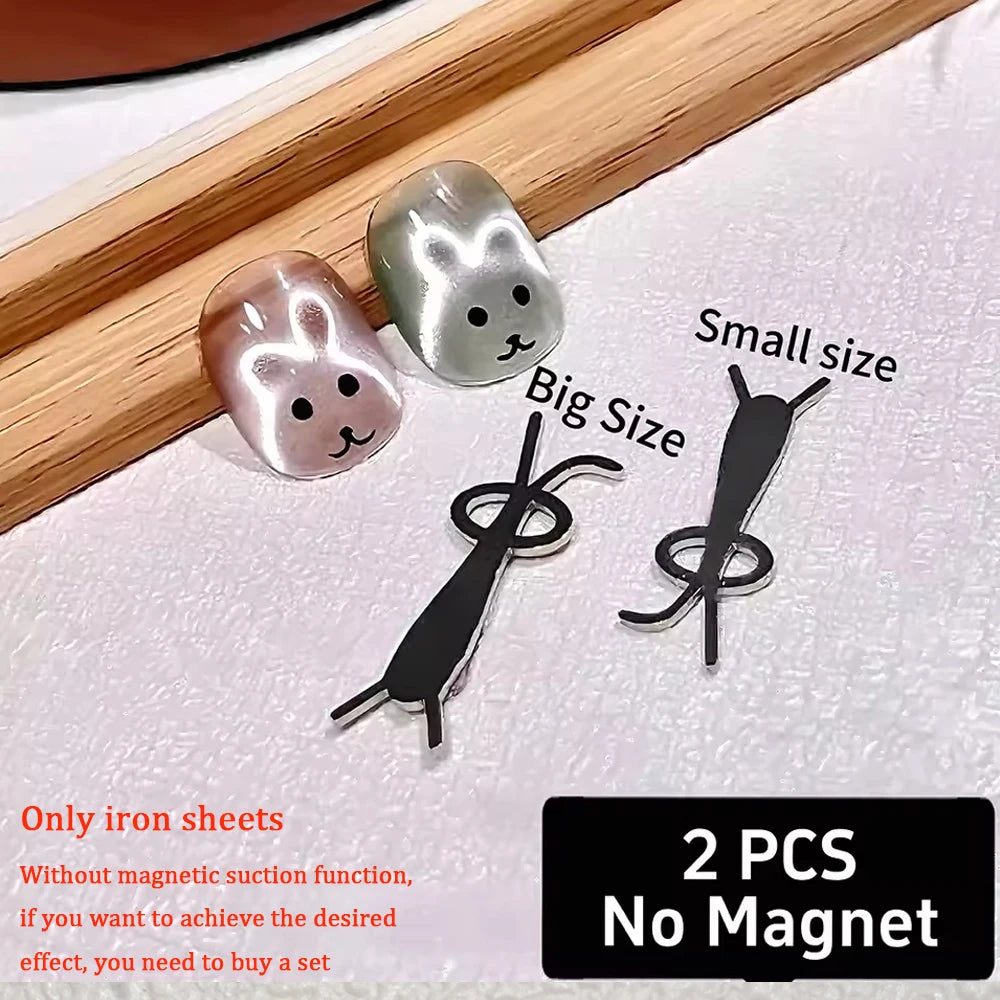 Set de Placas Magnéticas para Uñas — Efecto Ojo de Gato