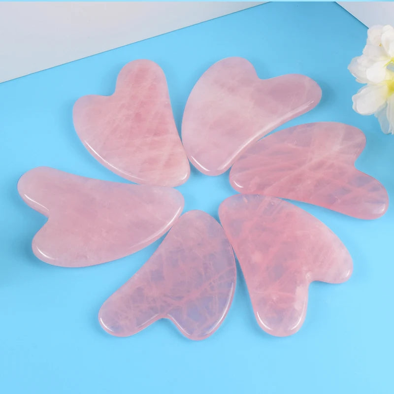 Gua Sha de Piedra Natural Tipo Jade
