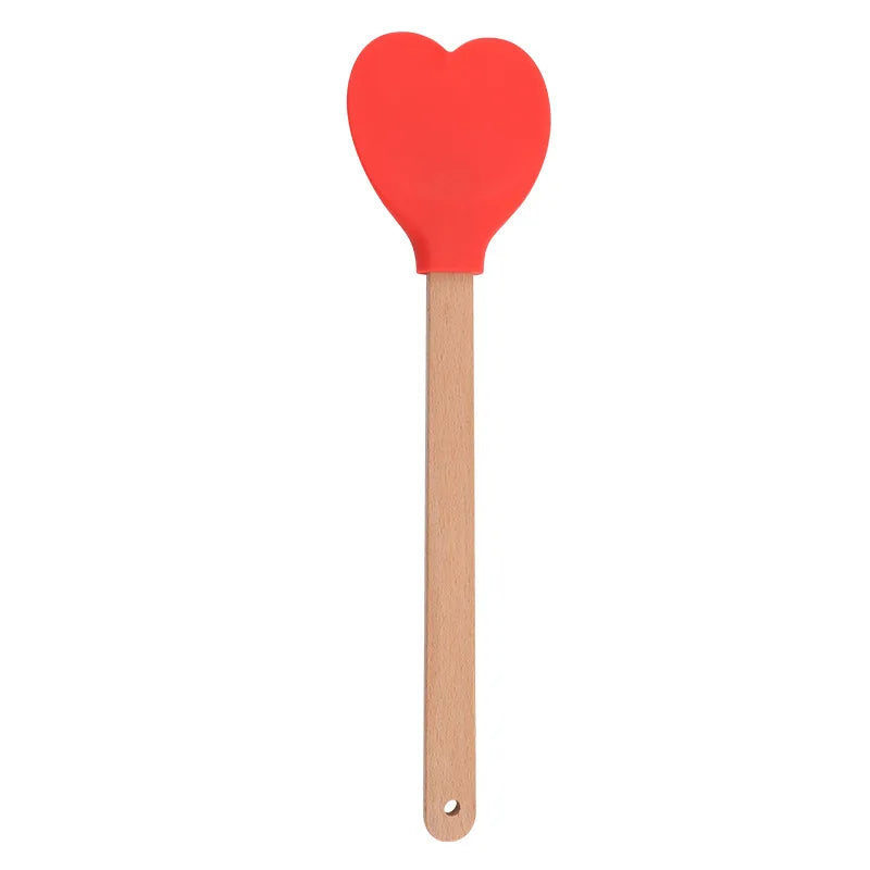 Espátula de Silicona Diseño Corazón