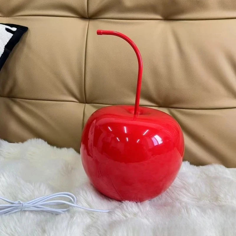 Lámpara de Noche USB Vidrio Cerezo
