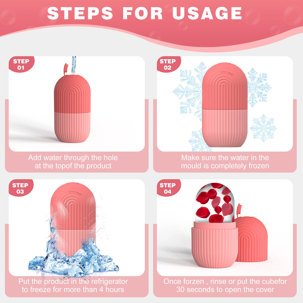Molde de Silicona para Hielo Facial