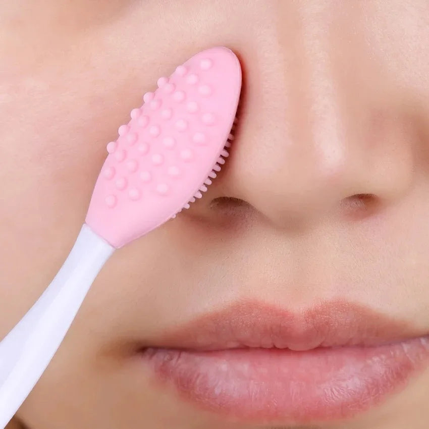 Cepillo de Silicona para Limpieza Facial y Nariz