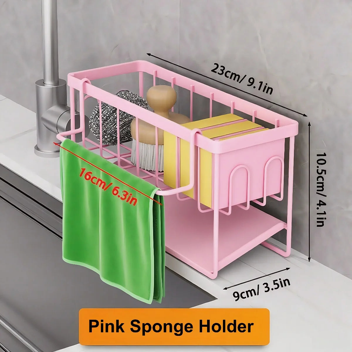 Porta Esponjas Adhesivo para Cocina
