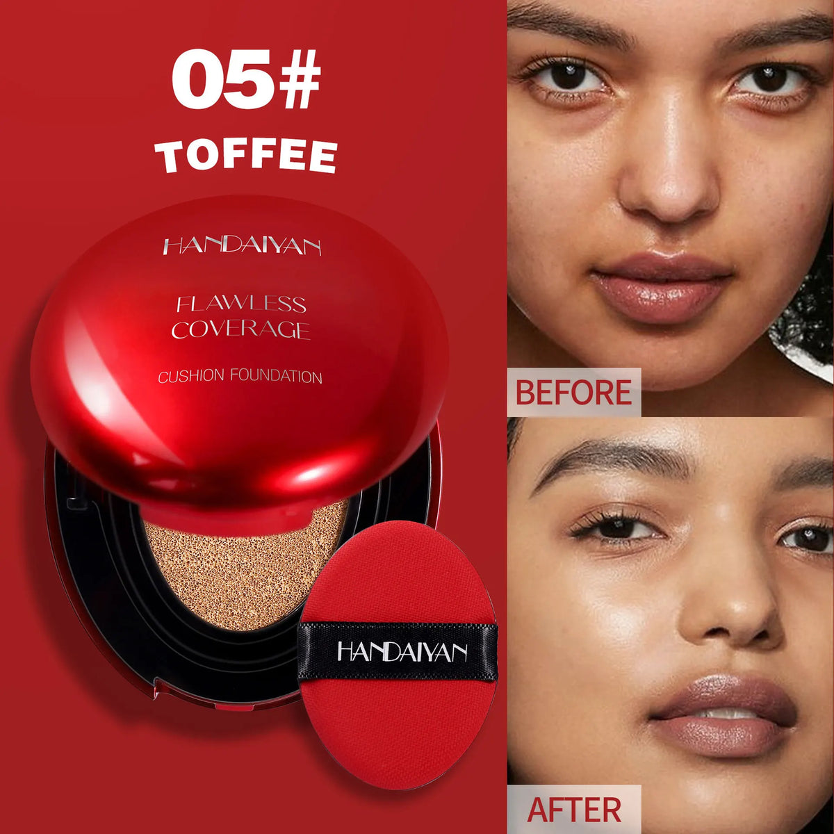 Base Cushion Coreana — Hidratante y Ligera