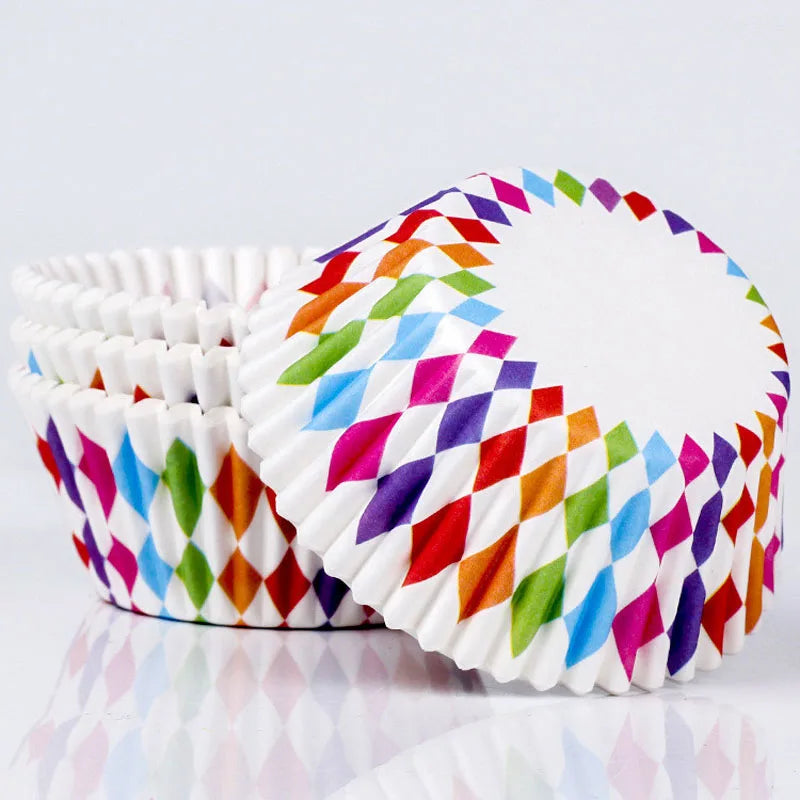 Set de 100 Moldes de Papel para Cupcakes y Muffins