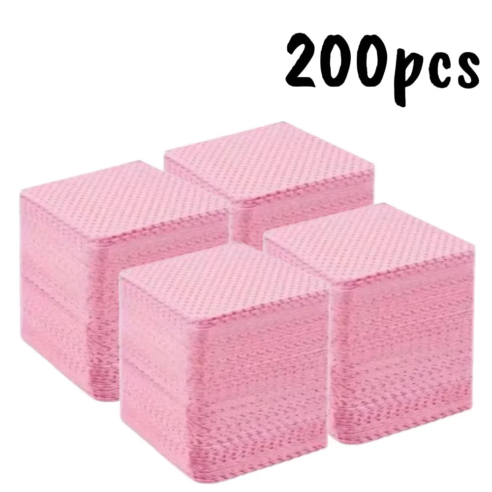 Toallitas Desmaquillantes de Gel para Uñas — Sin Pelusa