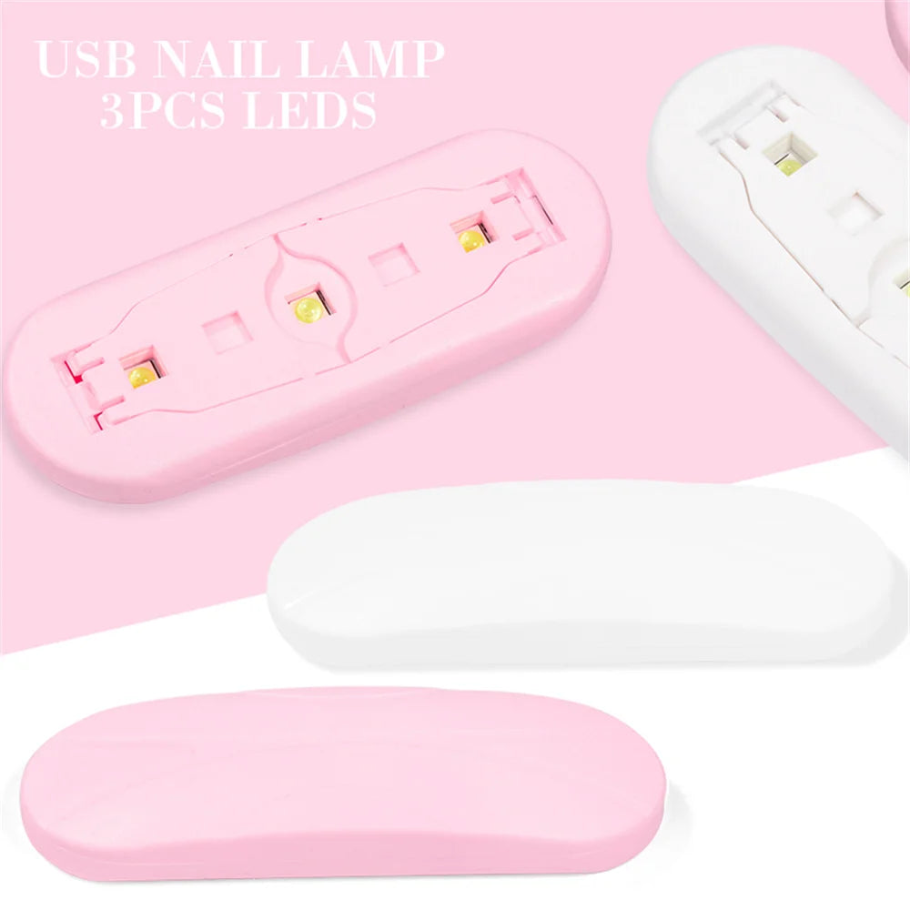 Mini Lámpara UV LED para Uñas — 6W Portátil