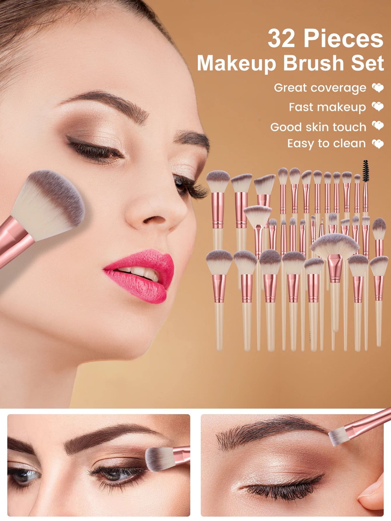 Set de 53 Piezas — Neceser y Brochas