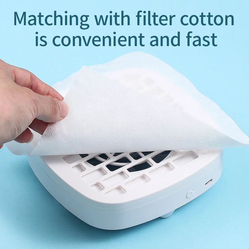 Extractor de Polvo para Manicure — Mini Aspiradora
