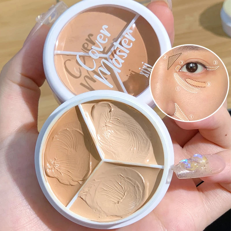 Corrector Tres Tonos para Manchas y Ojeras