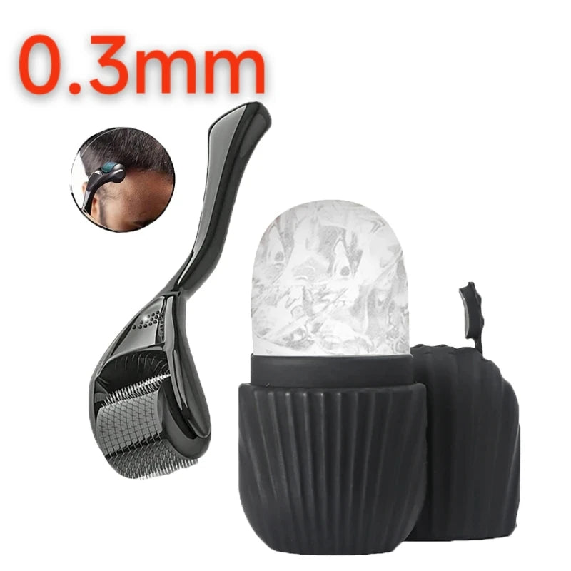 Set de Rodillos de Hielo Faciales — Gua Sha y Contorno