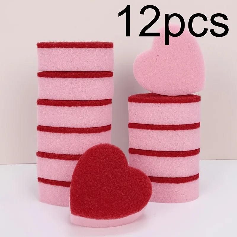 Esponjas de Limpieza Diseño Corazón