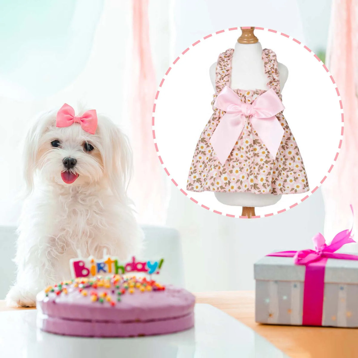 Vestido Romántico para Mascota