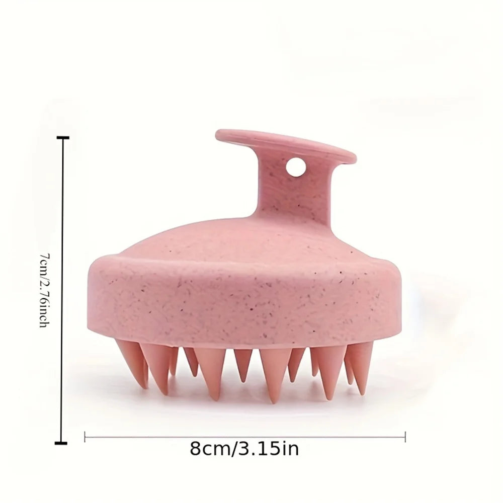 Cepillo de Silicona para Shampoo y Masaje Capilar