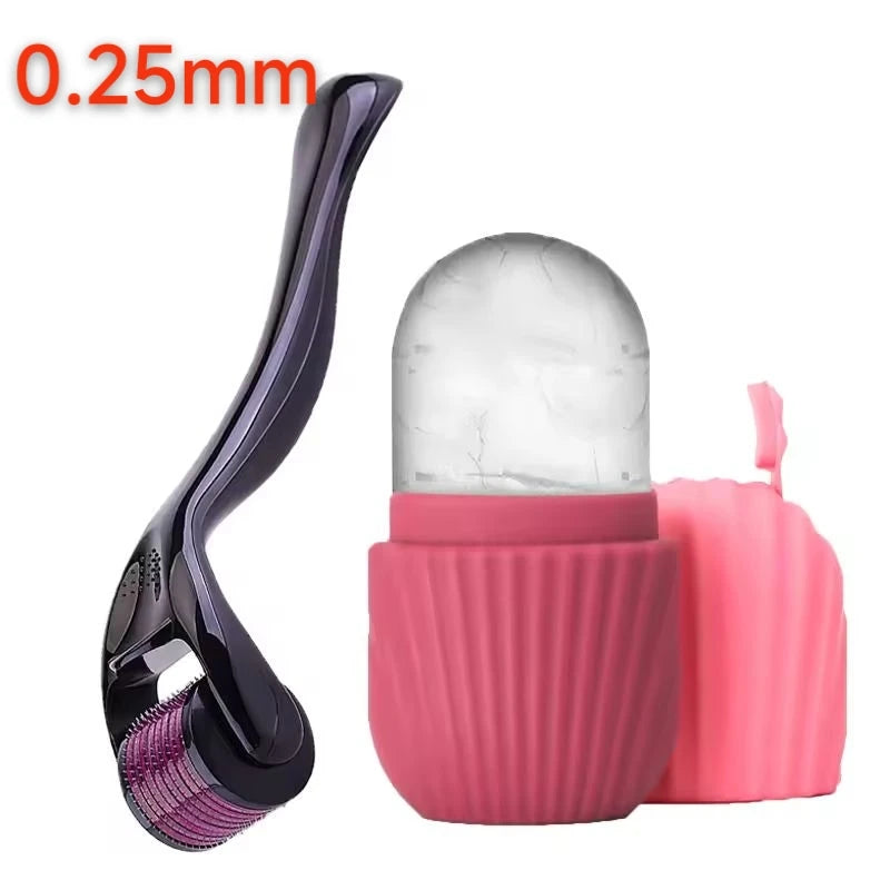 Set de Rodillos de Hielo Faciales — Gua Sha y Contorno