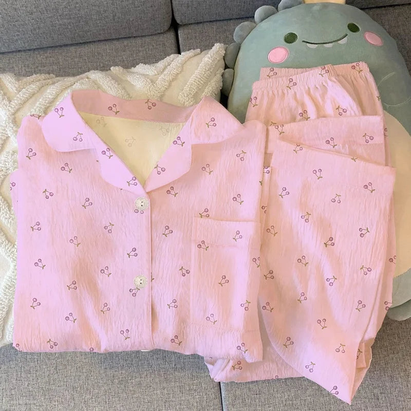 Set de Pijama Conejito Floral