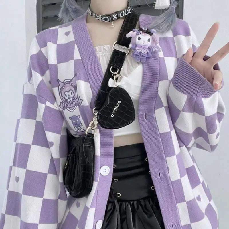 Cárdigan Bordado Kawaii — Personaje Sanrio