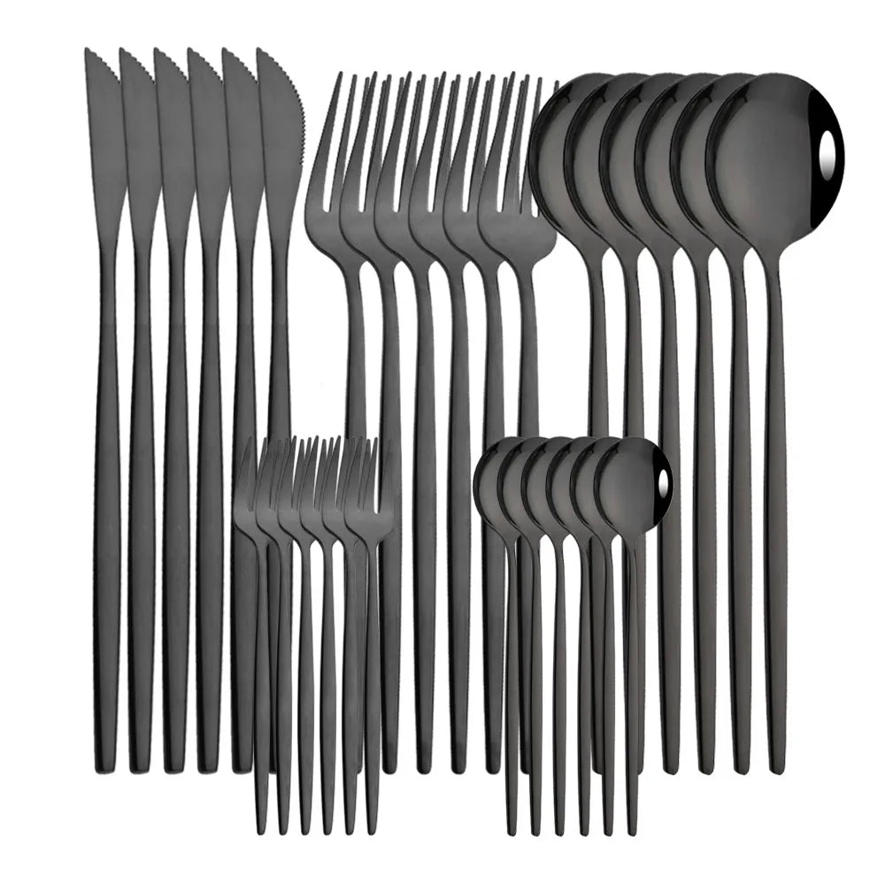 Set de Cubiertos x30 Rosa