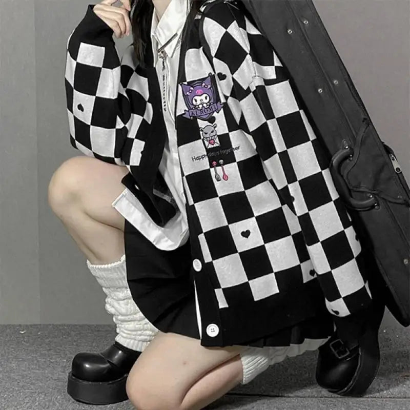 Cárdigan Bordado Kawaii — Personaje Sanrio