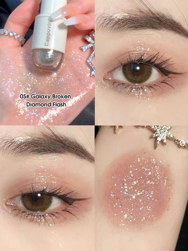 Sombra de Ojos Líquida con Brillo Perlado