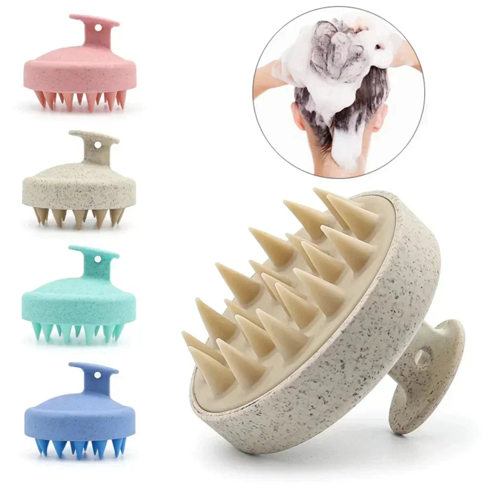 Cepillo de Silicona para Shampoo y Masaje Capilar