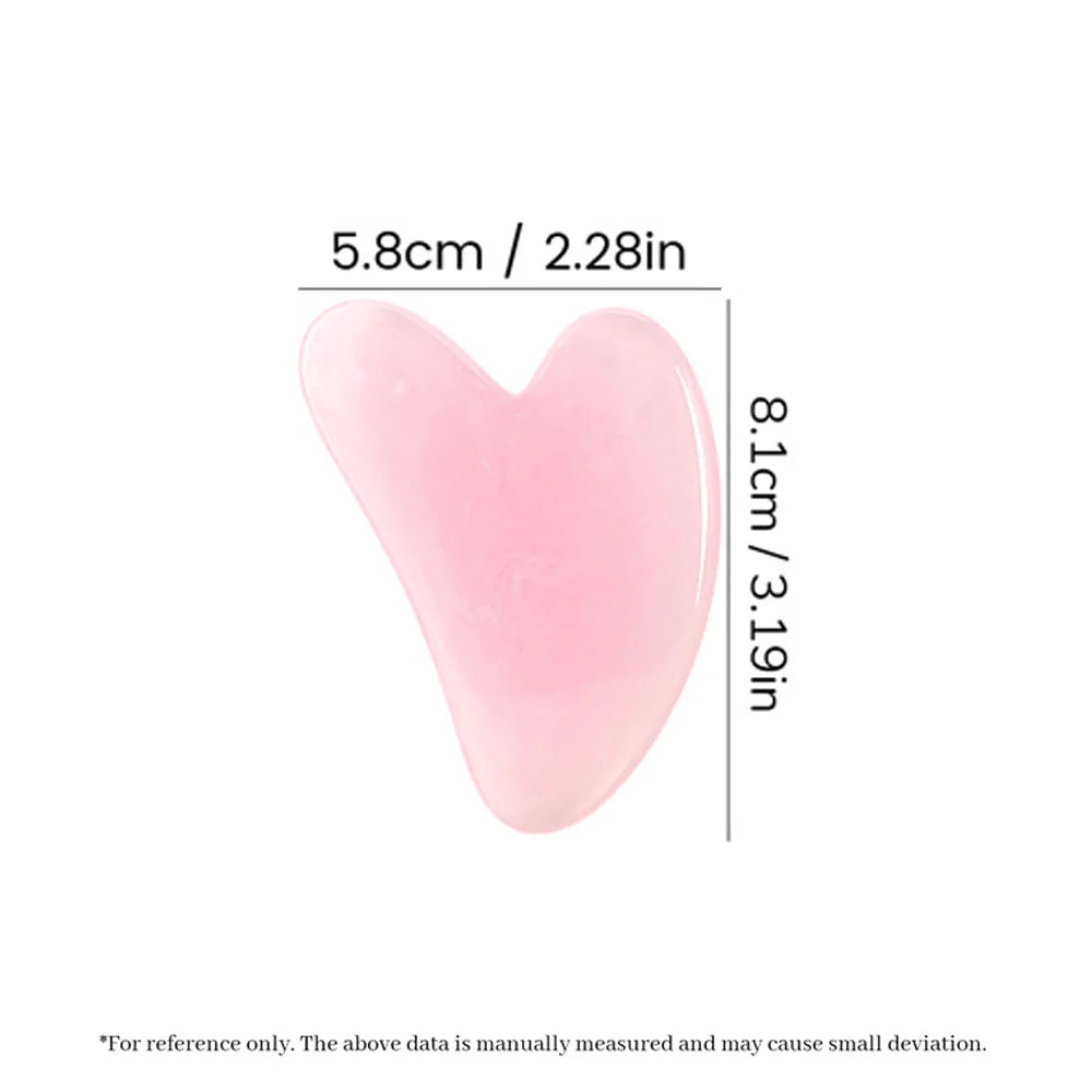 Raspador Facial de Cera de Abeja — Forma de Corazón