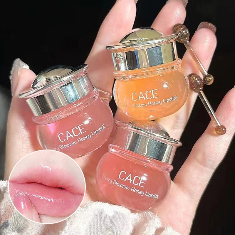 Bálsamo Labial Flor de Cerezo y Miel — Hidratación Profunda