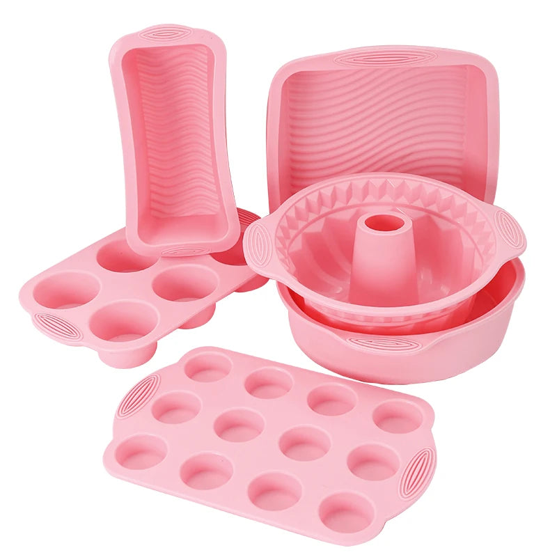 Set de Moldes de Silicona para Repostería