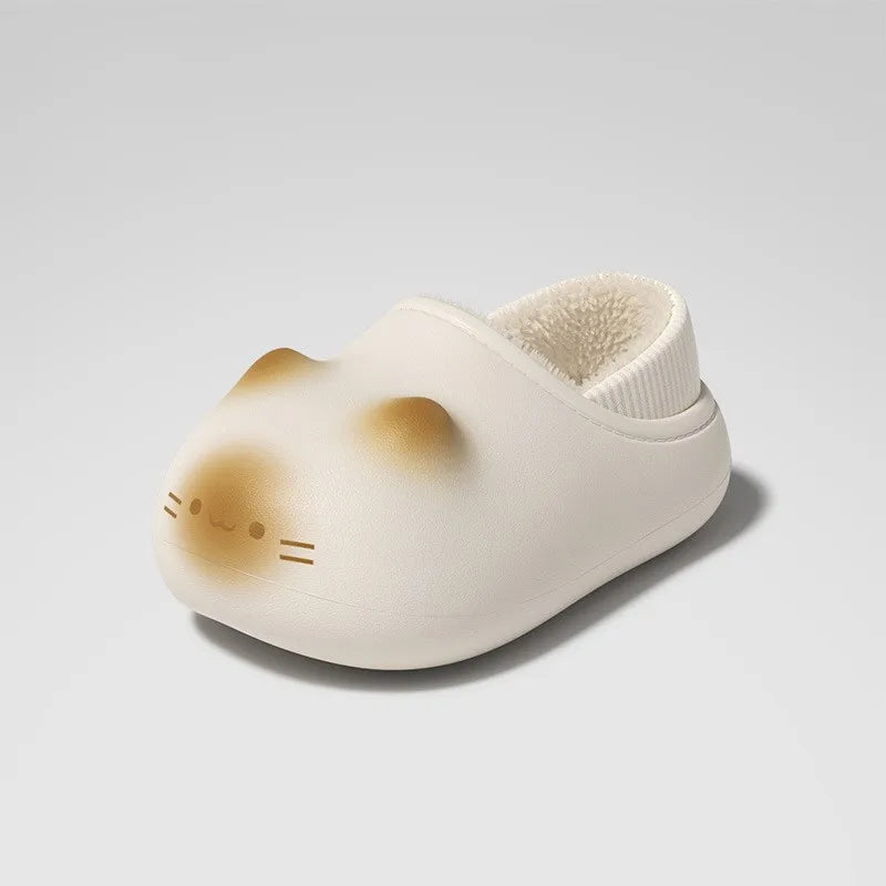 Pantuflas Diseño Gatito Kawaii