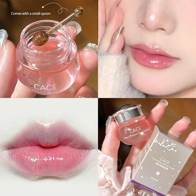 Bálsamo Labial Flor de Cerezo y Miel — Hidratación Profunda