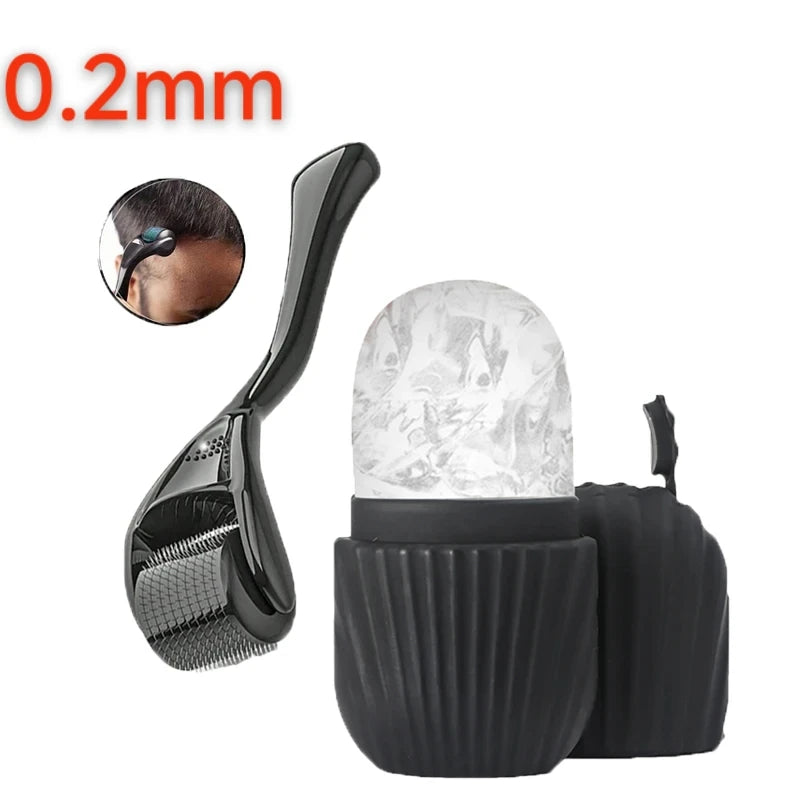 Set de Rodillos de Hielo Faciales — Gua Sha y Contorno