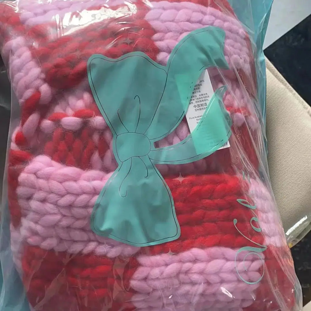 Cárdigan Calado de Lana Artesanal — Suave y Holgado