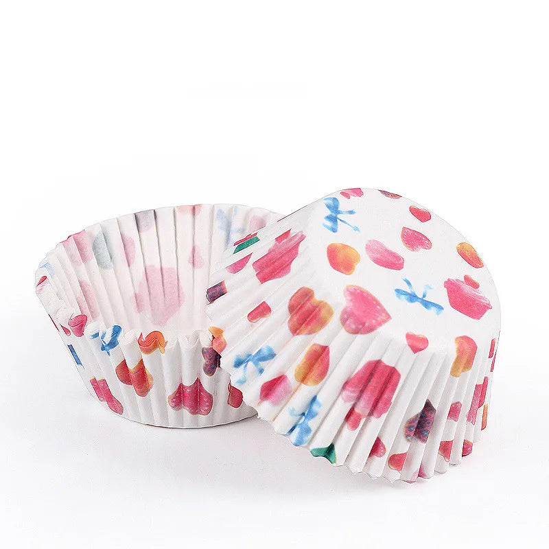 Set de 100 Moldes de Papel para Cupcakes y Muffins