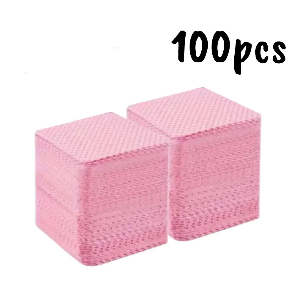 Toallitas Desmaquillantes de Gel para Uñas — Sin Pelusa