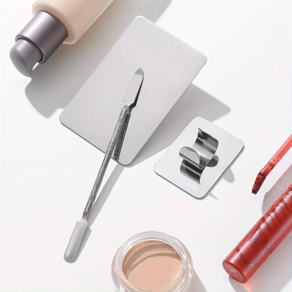 Paleta Mezcladora de Maquillaje de Acero