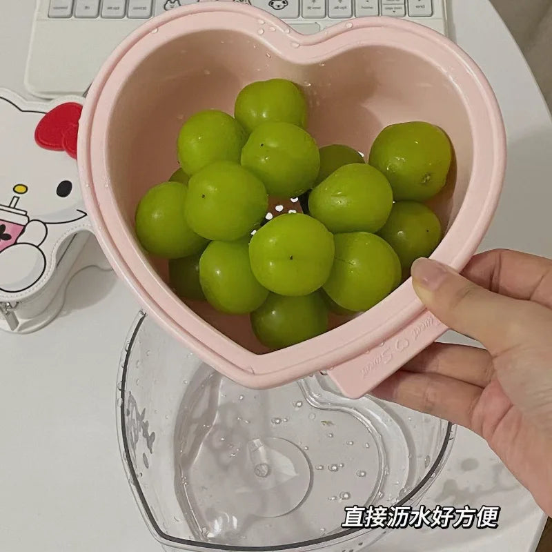 Frutero Doble Diseño Corazón