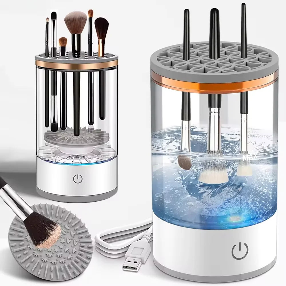 Limpiador Eléctrico de Brochas con Base