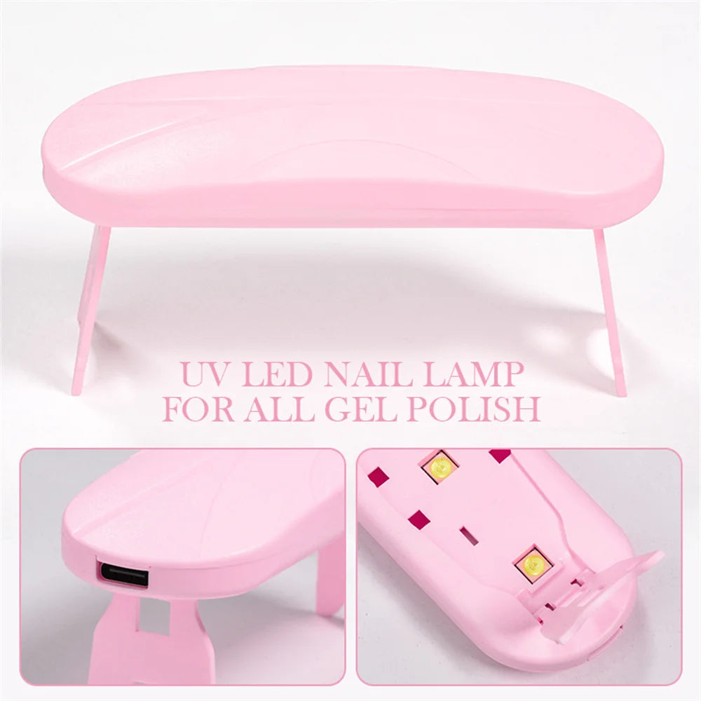 Mini Lámpara UV LED para Uñas — 6W Portátil