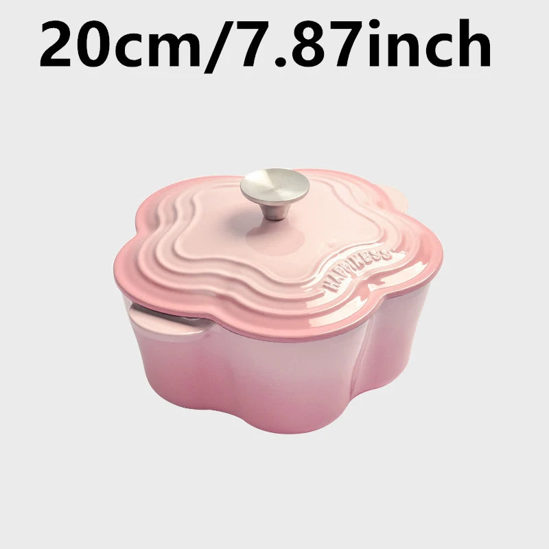 Olla Esmaltada Diseño Pétalo