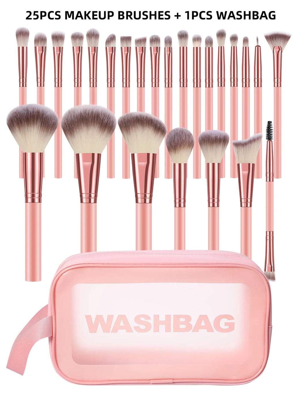 Set de 50 Piezas — Neceser y Brochas