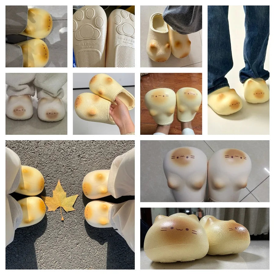 Pantuflas Diseño Gatito Kawaii